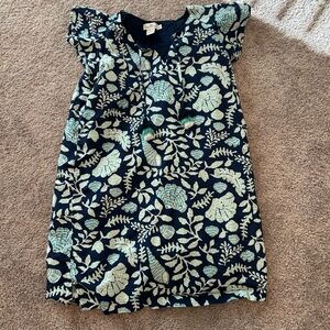 Vineyard Vines Blue and Green Floral Dress
